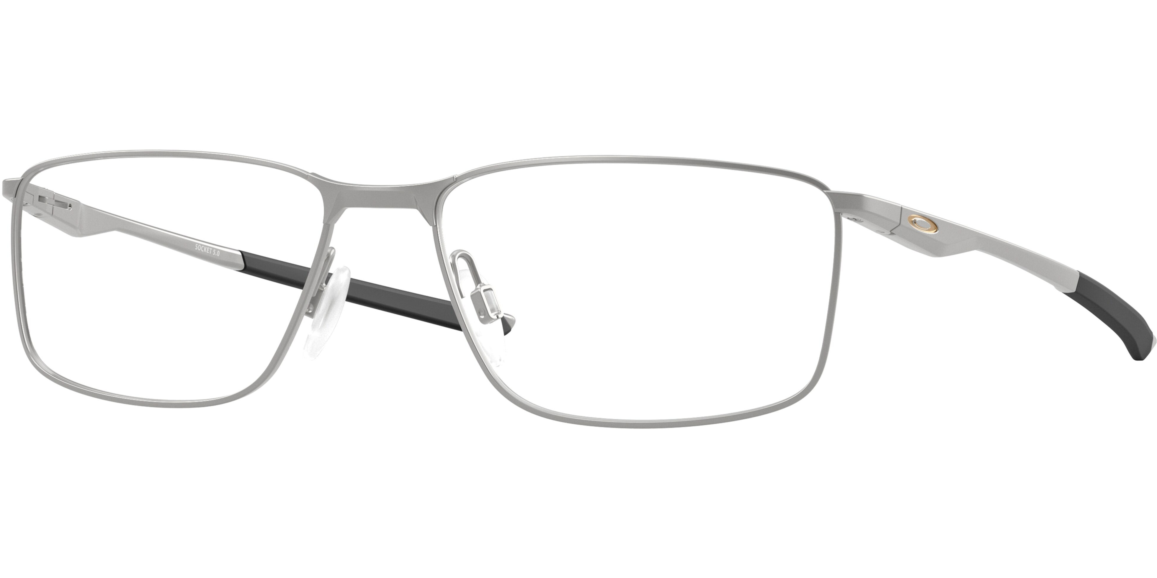 Dioptrické brýle Oakley model 3217, barva obruby šedá mat, stranice šedá mat, kód barevné varianty 321718. 