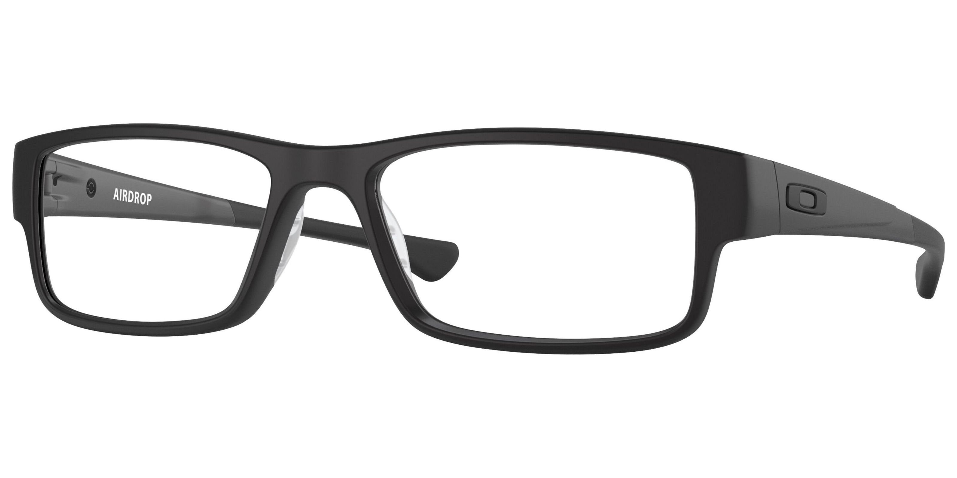 Dioptrické brýle Oakley model 8046, barva obruby černá mat, stranice černá mat, kód barevné varianty 804601. 