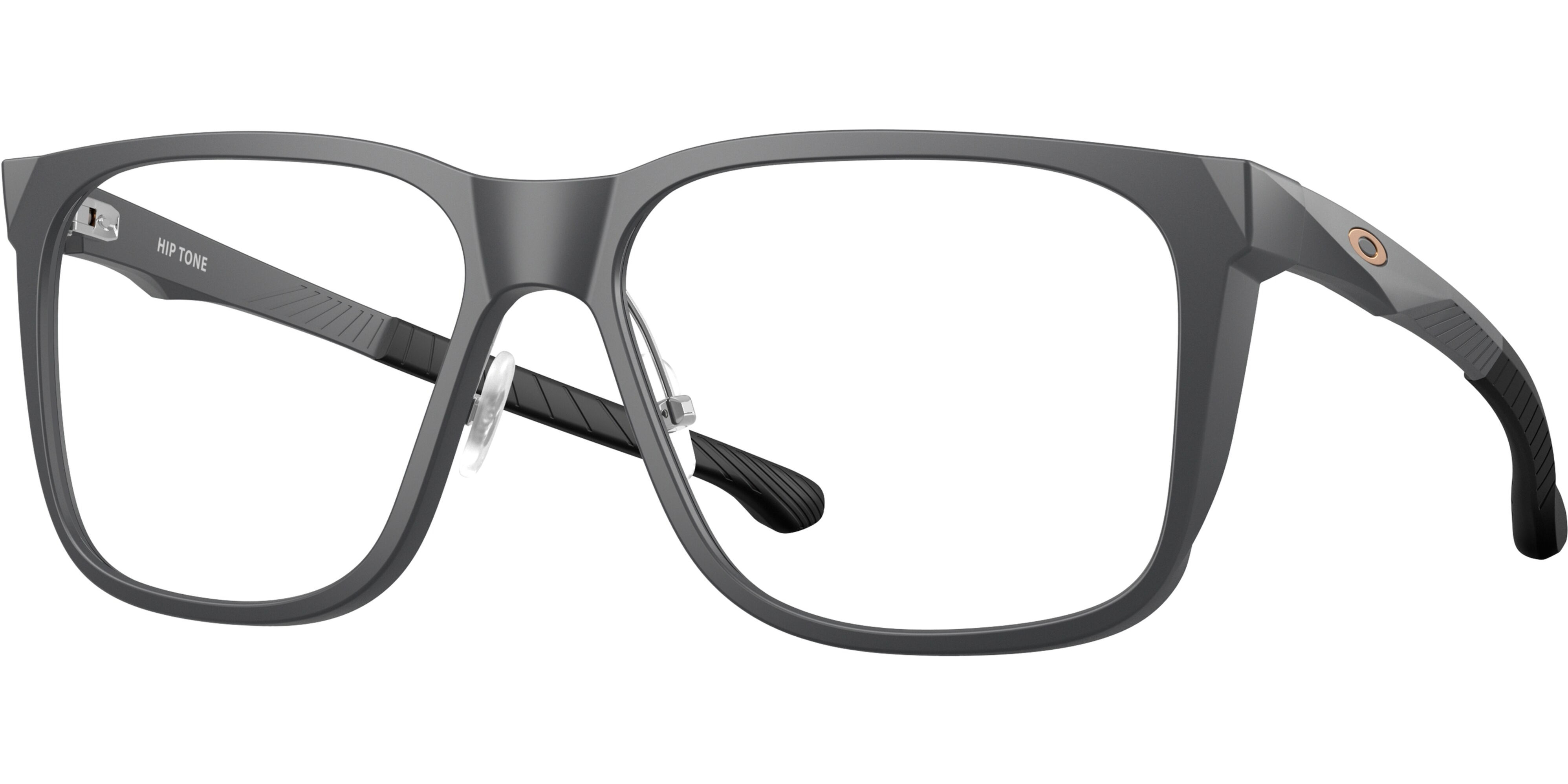 Dioptrické brýle Oakley model 8182, barva obruby šedá mat, stranice šedá mat, kód barevné varianty 818205. 