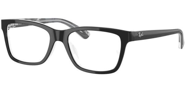 Dioptrické brýle Ray-Ban® model 1536, barva obruby černá šedá lesk, stranice černá šedá lesk, kód barevné varianty 3803. 