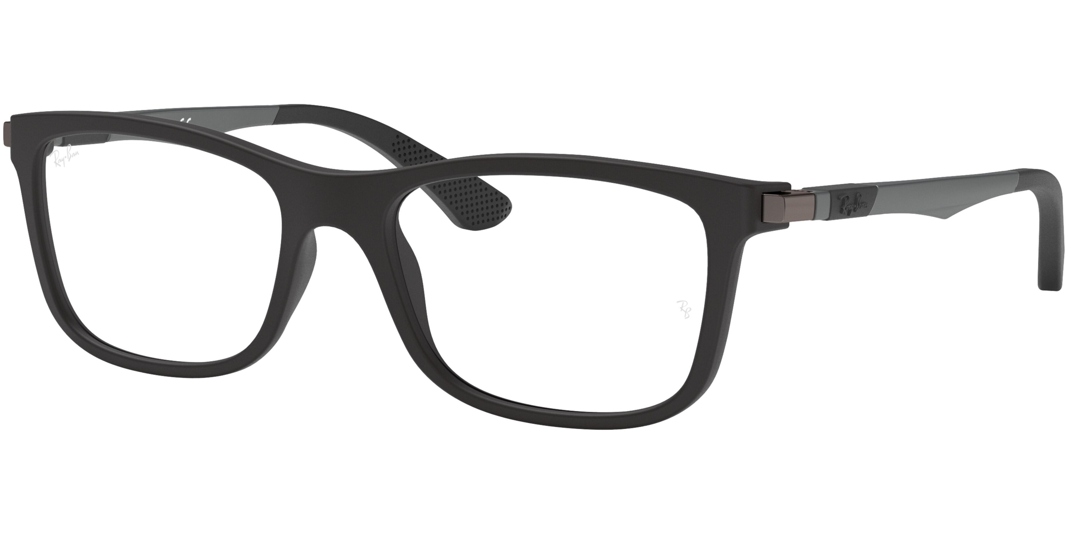Dioptrické brýle Ray-Ban® model 1549, barva obruby černá mat, stranice šedá mat, kód barevné varianty 3633. 
