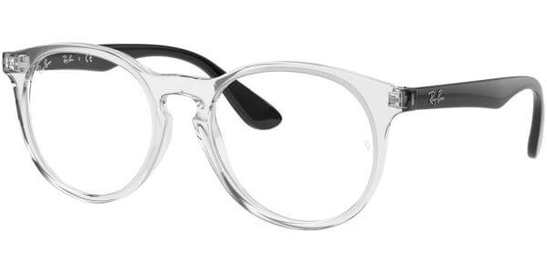Dioptrické brýle Ray-Ban® model 1554, barva obruby čirá lesk, stranice černá mat, kód barevné varianty 3541. 