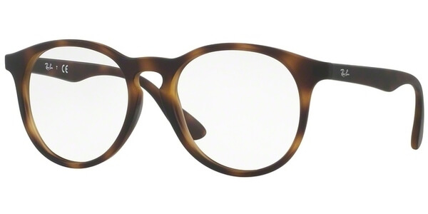 Dioptrické brýle Ray-Ban® model 1554, barva obruby hnědá mat, stranice hnědá mat, kód barevné varianty 3616. 