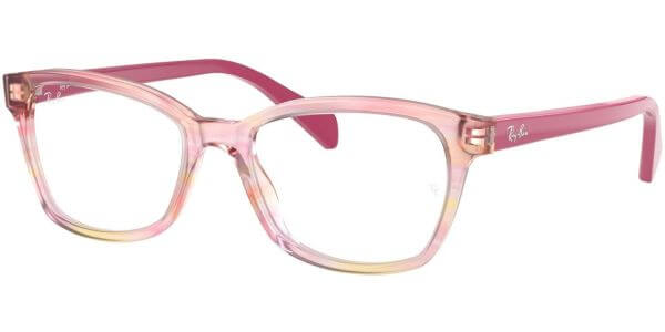 Dioptrické brýle Ray-Ban® model 1591, barva obruby růžová žlutá lesk, stranice růžová lesk, kód barevné varianty 3806. 