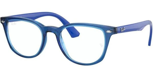 Dioptrické brýle Ray-Ban® model 1601, barva obruby modrá čirá lesk, stranice modrá lesk, kód barevné varianty 3811. 