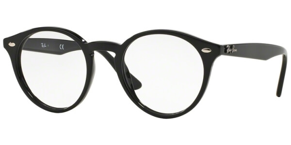 Dioptrické brýle Ray-Ban® model 2180V, barva obruby černá lesk, stranice černá lesk, kód barevné varianty 2000. 