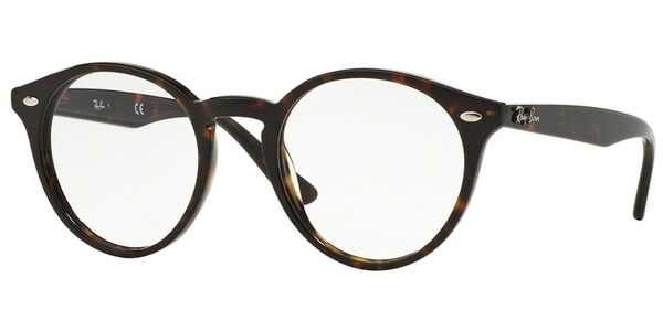 Dioptrické brýle Ray-Ban® model 2180V, barva obruby hnědá lesk, stranice hnědá lesk, kód barevné varianty 2012. 