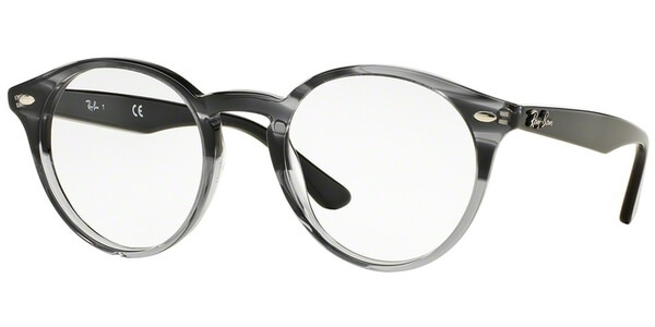 Dioptrické brýle Ray-Ban® model 2180V, barva obruby šedá lesk, stranice šedá lesk, kód barevné varianty 5571. 