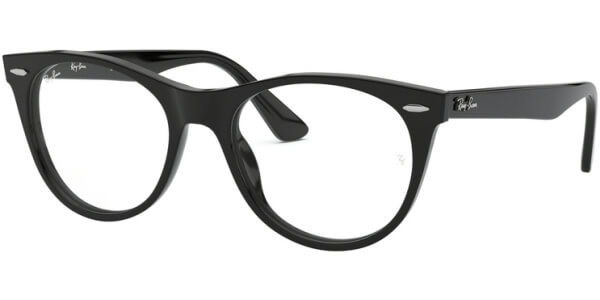Dioptrické brýle Ray-Ban® model 2185V, barva obruby černá lesk, stranice černá lesk, kód barevné varianty 2000. 