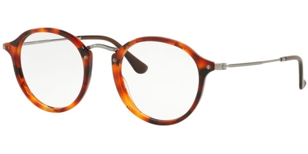 Dioptrické brýle Ray-Ban® model 2447V, barva obruby hnědá lesk, stranice šedá lesk, kód barevné varianty 5831. 