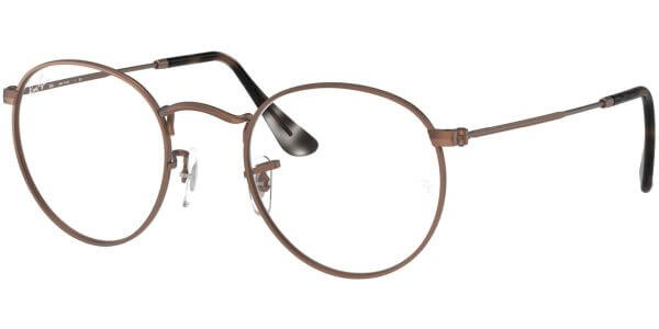 Dioptrické brýle Ray-Ban® model 3447V, barva obruby hnědá lesk, stranice hnědá lesk, kód barevné varianty 3074. 