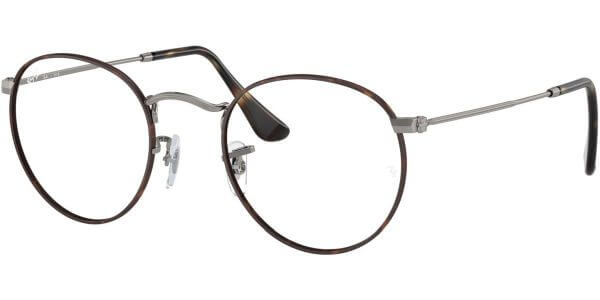 Dioptrické brýle Ray-Ban® model 3447V, barva obruby hnědá šedá lesk, stranice šedá lesk, kód barevné varianty 3174. 