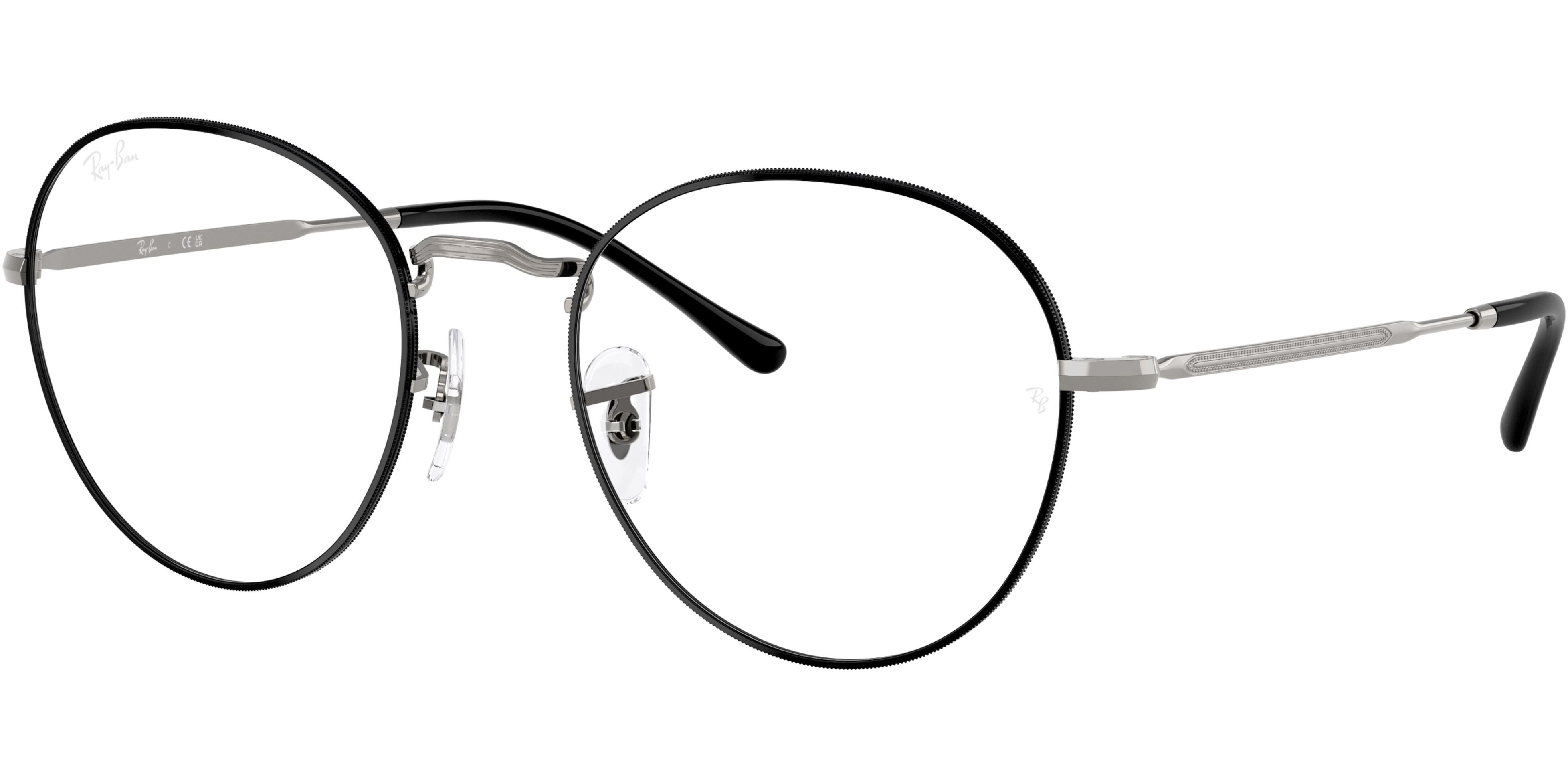 Dioptrické brýle Ray-Ban® model 3582V, barva obruby černá šedá lesk, stranice šedá lesk, kód barevné varianty 3179. 