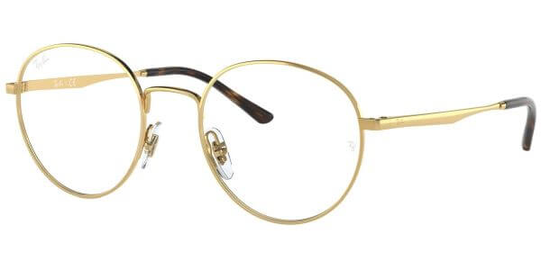Dioptrické brýle Ray-Ban® model 3681V, barva obruby zlatá lesk, stranice zlatá lesk, kód barevné varianty 2500. 
