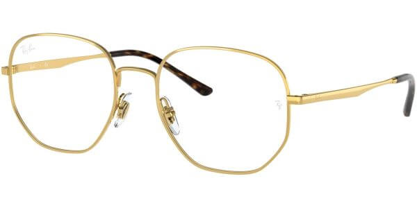 Dioptrické brýle Ray-Ban® model 3682V, barva obruby zlatá lesk, stranice zlatá lesk, kód barevné varianty 2500. 