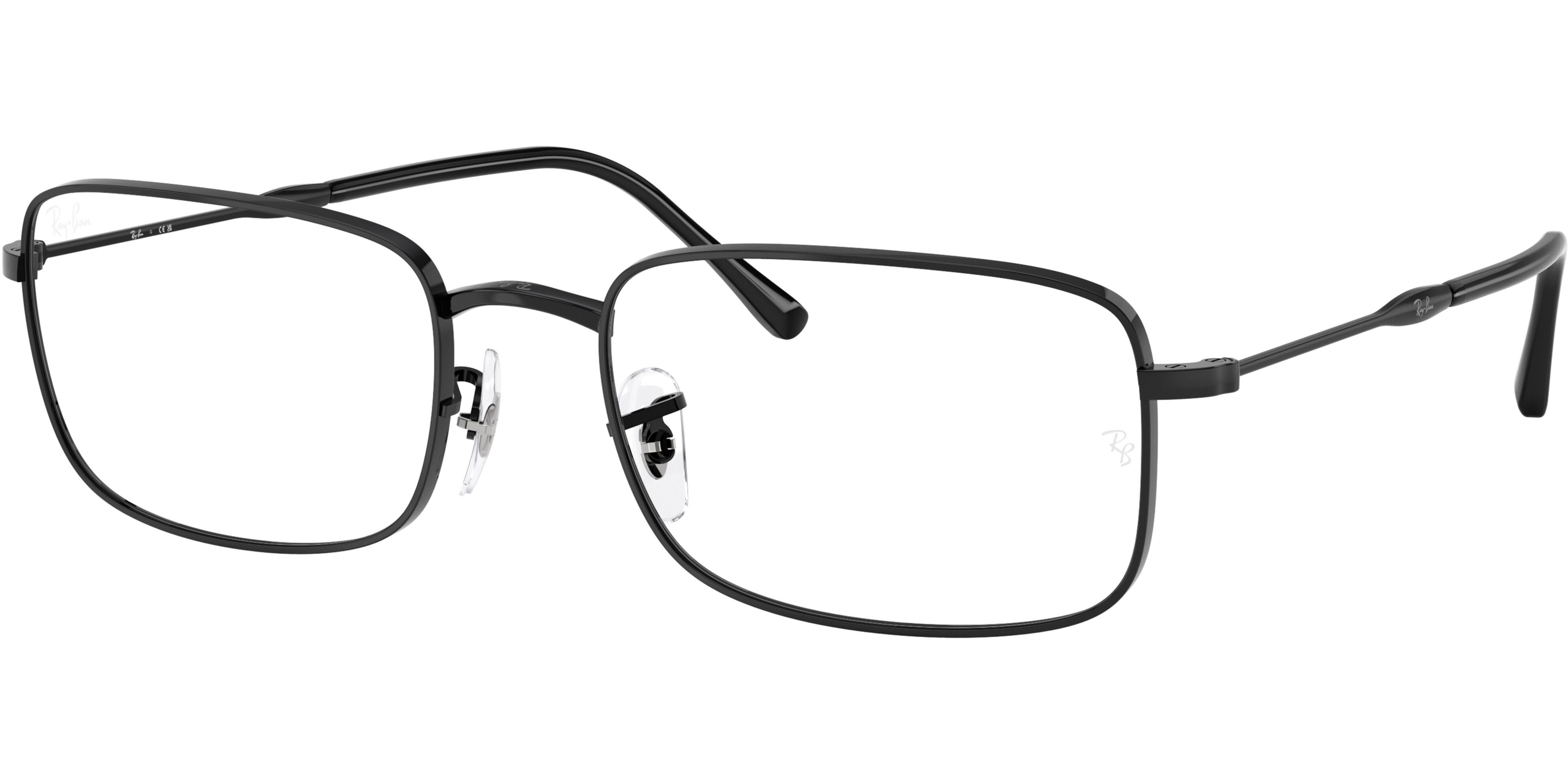 Dioptrické brýle Ray-Ban® model 3746V, barva obruby černá lesk, stranice černá lesk, kód barevné varianty 2509. 