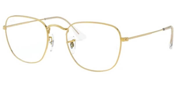 Dioptrické brýle Ray-Ban® model 3857V, barva obruby zlatá lesk, stranice zlatá lesk, kód barevné varianty 3086. 