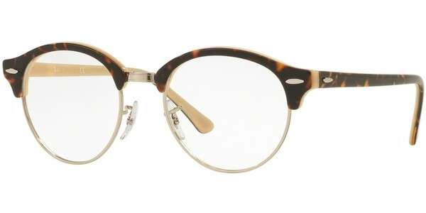 Dioptrické brýle Ray-Ban® model 4246V, barva obruby hnědá zlatá lesk, stranice hnědá lesk, kód barevné varianty 5239. 