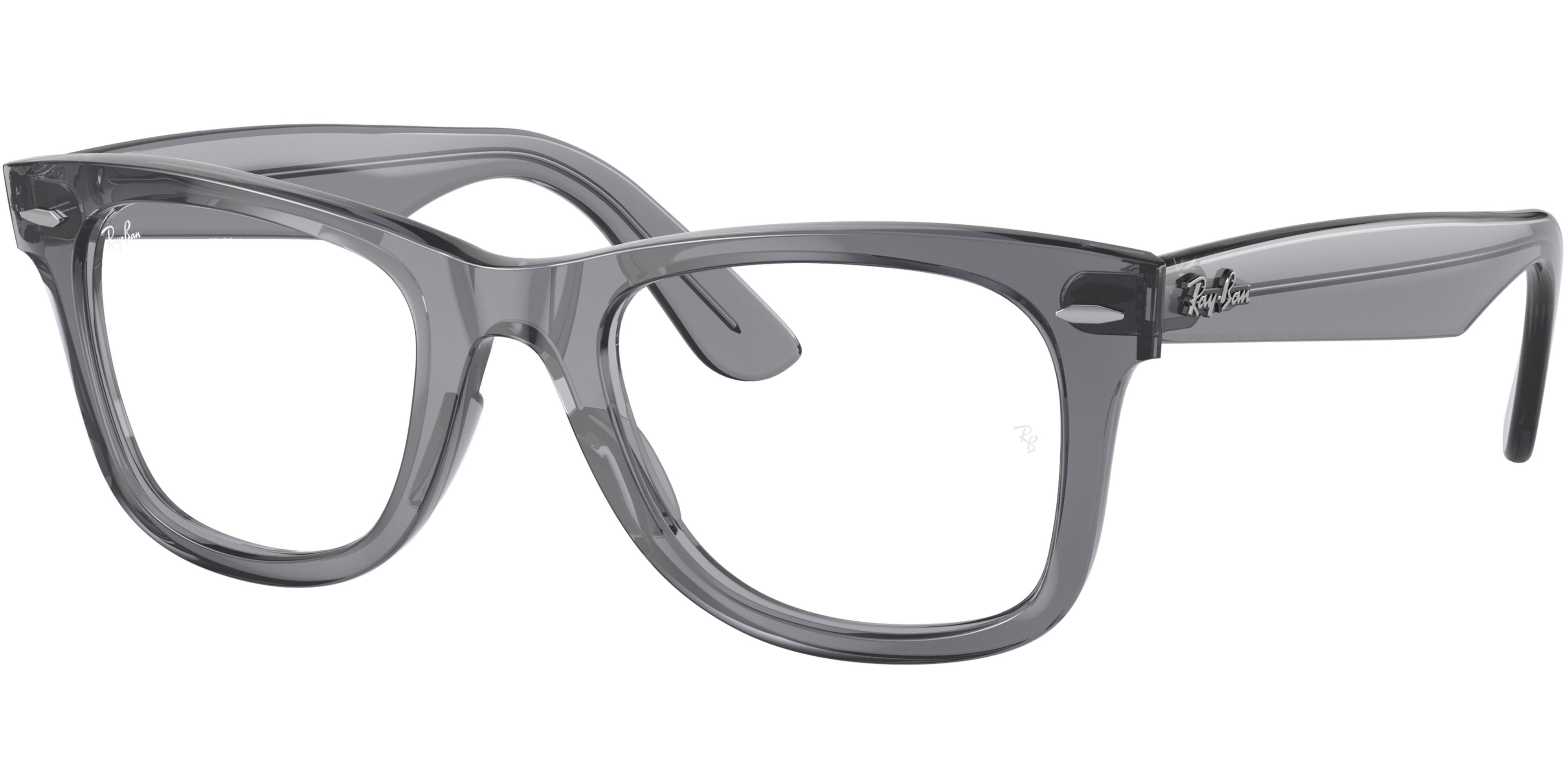 Dioptrické brýle Ray-Ban® model 4340V, barva obruby šedá čirá lesk, stranice šedá čirá lesk, kód barevné varianty 8225. 