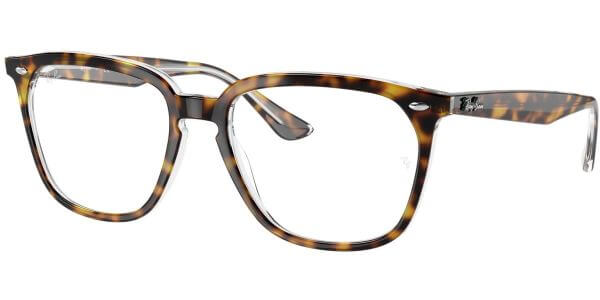 Dioptrické brýle Ray-Ban® model 4362V, barva obruby hnědá čirá lesk, stranice hnědá čirá lesk, kód barevné varianty 5082. 