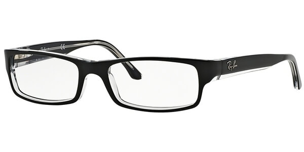 Dioptrické brýle Ray-Ban® model 5114, barva obruby černá čirá lesk, stranice černá čirá lesk, kód barevné varianty 2034. 