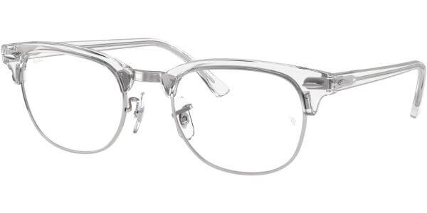 Dioptrické brýle Ray-Ban® model 5154, barva obruby čirá stříbrná lesk, stranice čirá lesk, kód barevné varianty 2001. 