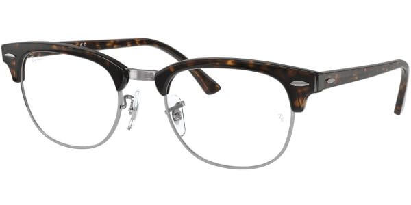 Dioptrické brýle Ray-Ban® model 5154, barva obruby hnědá stříbrná lesk, stranice hnědá lesk, kód barevné varianty 2012. 