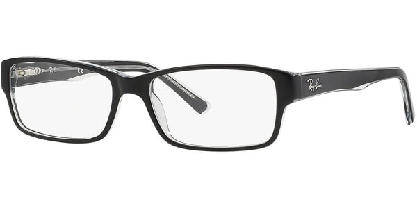 Dioptrické brýle Ray-Ban® model 5169, barva obruby černá čirá lesk, stranice černá čirá lesk, kód barevné varianty 2034. 