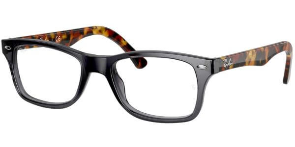 Dioptrické brýle Ray-Ban® model 5228, barva obruby šedá lesk, stranice hnědá lesk, kód barevné varianty 5629. 