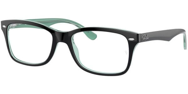 Dioptrické brýle Ray-Ban® model 5228, barva obruby černá zelená lesk, stranice černá zelená lesk, kód barevné varianty 8121. 