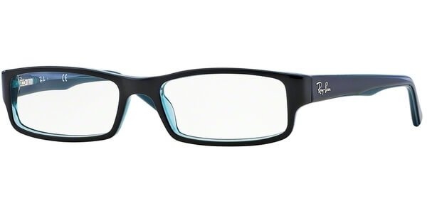 Dioptrické brýle Ray-Ban® model 5246, barva obruby modrá černá lesk, stranice modrá černá lesk, kód barevné varianty 5092. 