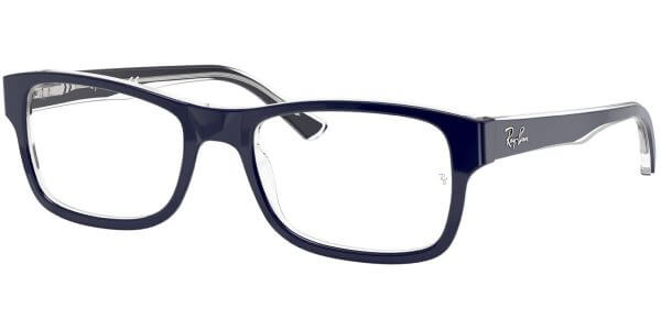 Dioptrické brýle Ray-Ban® model 5268, barva obruby modrá čirá lesk, stranice modrá čirá lesk, kód barevné varianty 5739. 