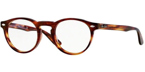 Dioptrické brýle Ray-Ban® model 5283, barva obruby hnědá lesk, stranice hnědá lesk, kód barevné varianty 2144. 