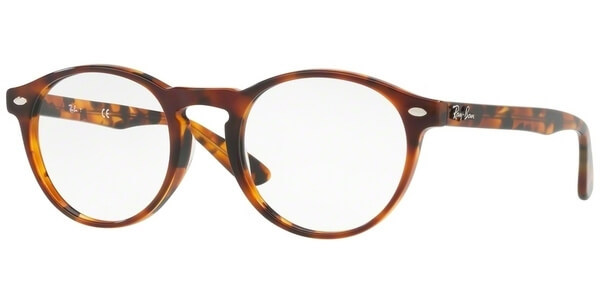 Dioptrické brýle Ray-Ban® model 5283, barva obruby hnědá lesk, stranice hnědá lesk, kód barevné varianty 5675. 