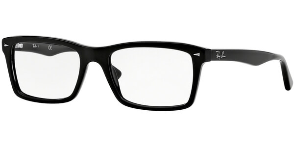 Dioptrické brýle Ray-Ban® model 5287, barva obruby černá lesk, stranice černá lesk, kód barevné varianty 2000. 