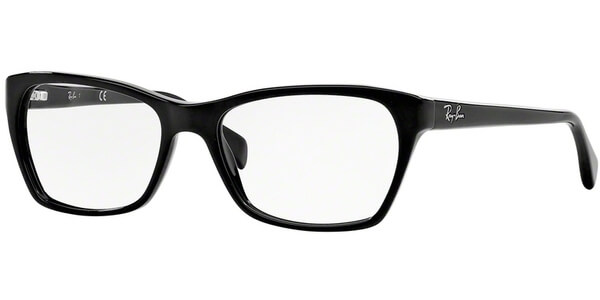 Dioptrické brýle Ray-Ban® model 5298, barva obruby černá lesk, stranice černá lesk, kód barevné varianty 2000. 
