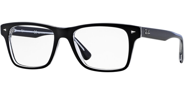 Dioptrické brýle Ray-Ban® model 5308, barva obruby černá čirá lesk, stranice černá čirá lesk, kód barevné varianty 2034. 