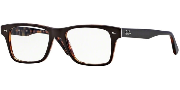 Dioptrické brýle Ray-Ban® model 5308, barva obruby hnědá lesk, stranice hnědá lesk, kód barevné varianty 5220. 