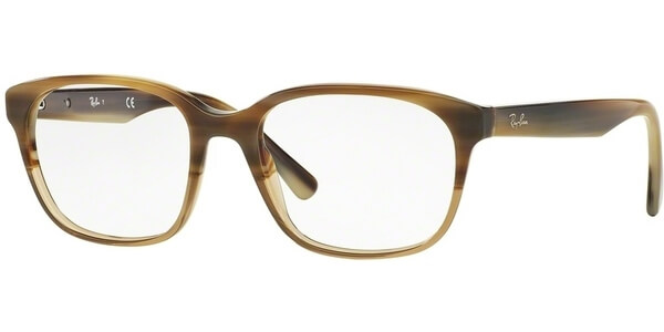 Dioptrické brýle Ray-Ban® model 5340, barva obruby hnědá béžová lesk, stranice hnědá béžová lesk, kód barevné varianty 5542. 