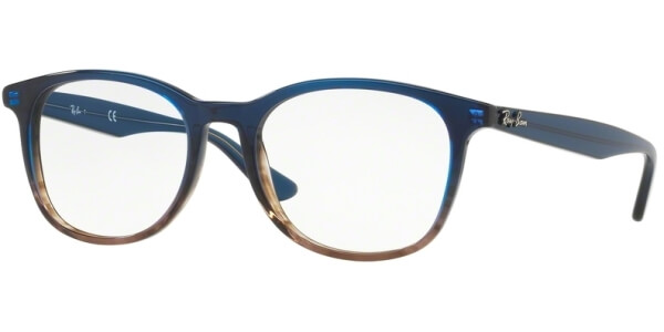 Dioptrické brýle Ray-Ban® model 5356, barva obruby modrá hnědá lesk, stranice modrá lesk, kód barevné varianty 5765. 