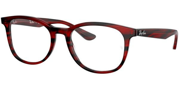 Dioptrické brýle Ray-Ban® model 5356, barva obruby červená lesk, stranice červená lesk, kód barevné varianty 8054. 