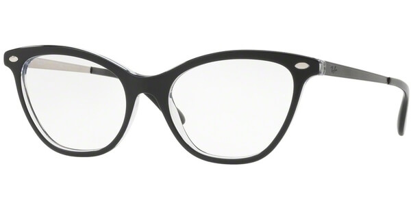 Dioptrické brýle Ray-Ban® model 5360, barva obruby černá čirá lesk, stranice černá lesk, kód barevné varianty 2034. 