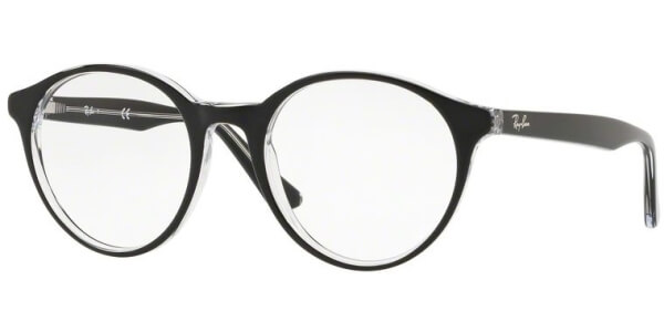 Dioptrické brýle Ray-Ban® model 5361, barva obruby černá čirá lesk, stranice černá čirá lesk, kód barevné varianty 2034. 