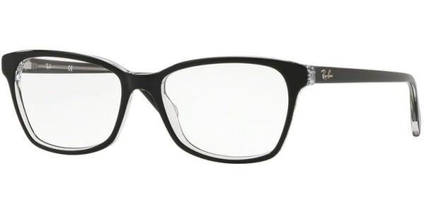 Dioptrické brýle Ray-Ban® model 5362, barva obruby černá čirá lesk, stranice černá čirá lesk, kód barevné varianty 2034. 