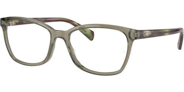 Dioptrické brýle Ray-Ban® model 5362, barva obruby zelená čirá lesk, stranice zelená čirá lesk, kód barevné varianty 8178. 