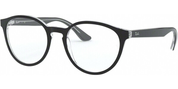 Dioptrické brýle Ray-Ban® model 5380, barva obruby černá čirá lesk, stranice černá čirá lesk, kód barevné varianty 2034. 