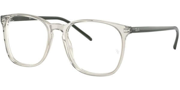 Dioptrické brýle Ray-Ban® model 5387, barva obruby čirá lesk, stranice zelená lesk, kód barevné varianty 8141. 