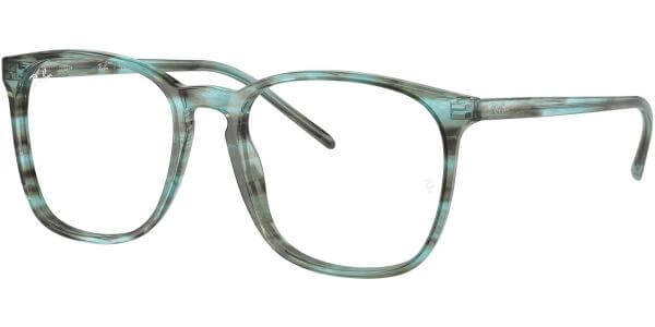 Dioptrické brýle Ray-Ban® model 5387, barva obruby zelená šedá lesk, stranice zelená šedá lesk, kód barevné varianty 8362. 
