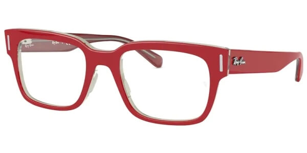 Dioptrické brýle Ray-Ban® model 5388, barva obruby červená čirá lesk, stranice červená čirá lesk, kód barevné varianty 5987. 