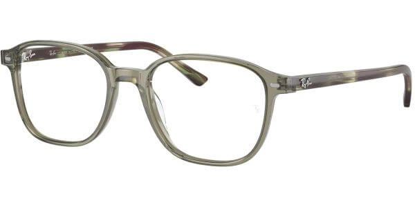 Dioptrické brýle Ray-Ban® model 5393, barva obruby zelená čirá lesk, stranice zelená hnědá lesk, kód barevné varianty 8178. 